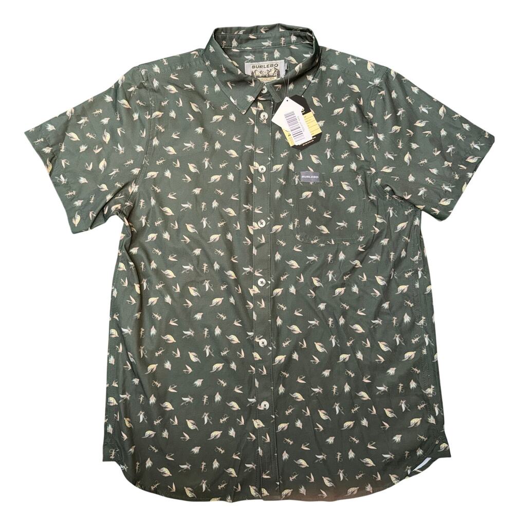 Burlebo Men’s Fishing T-Shirt Size Medium